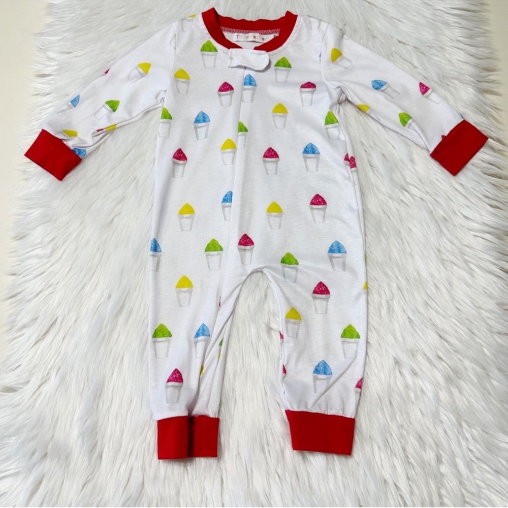 The Printed‎ Press Snowball Footless Pajamas